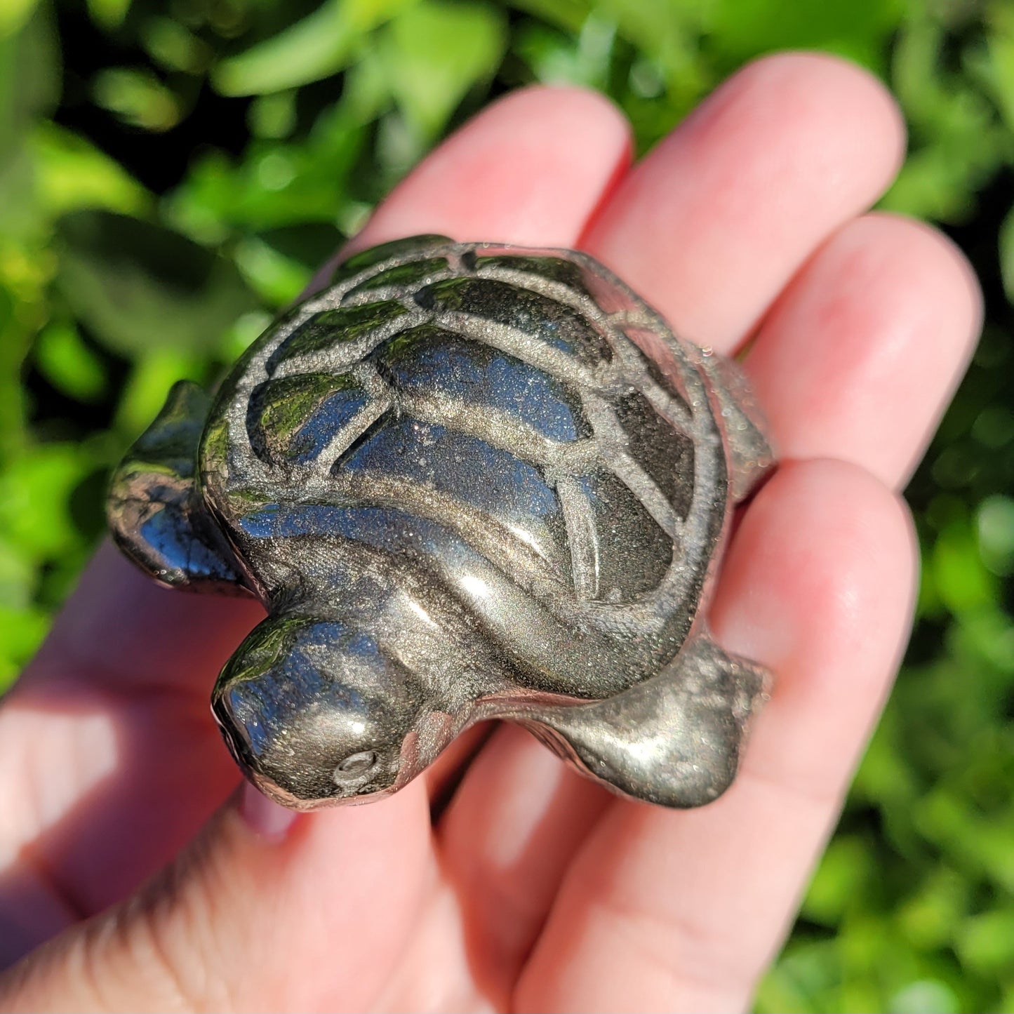 Pyrite Sea Turtle Crystal