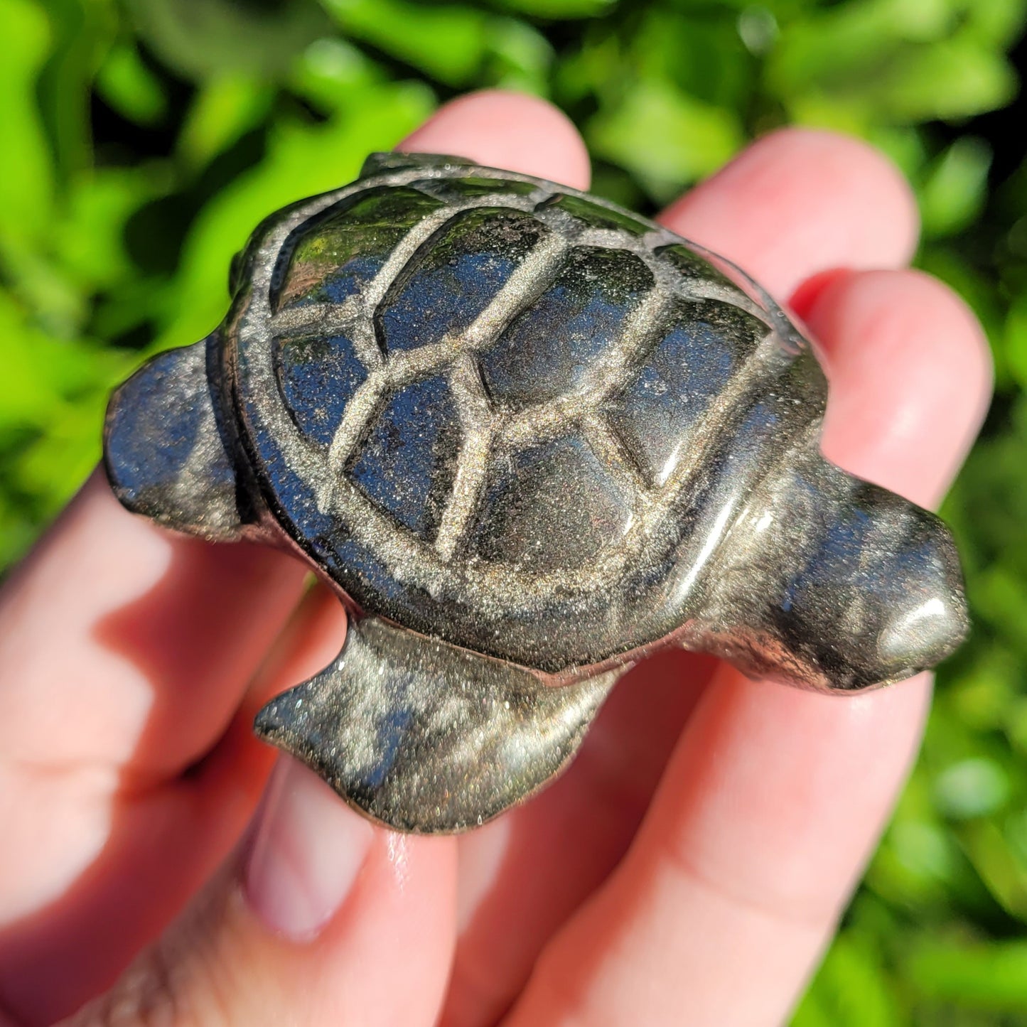 Pyrite Sea Turtle Crystal