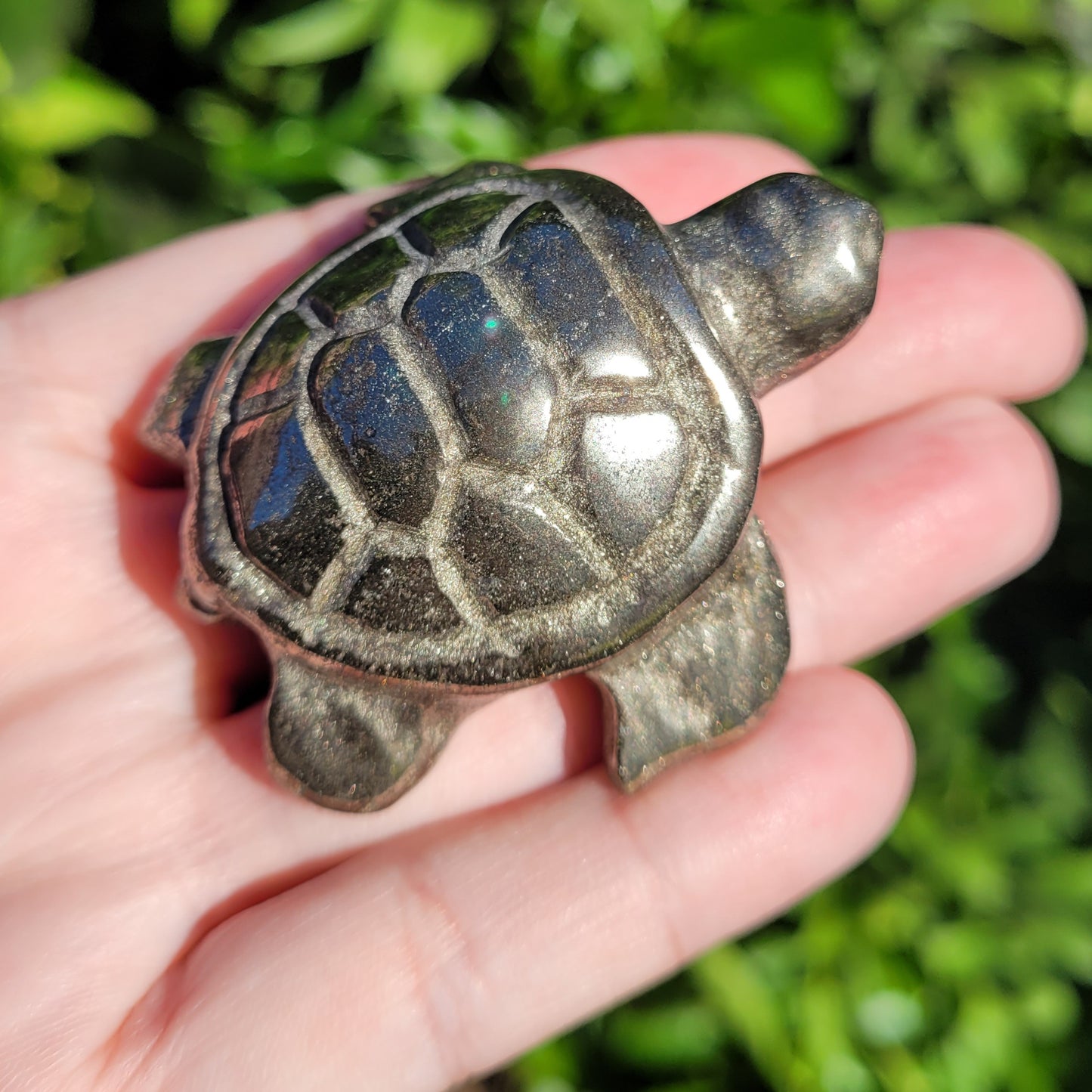 Pyrite Sea Turtle Crystal