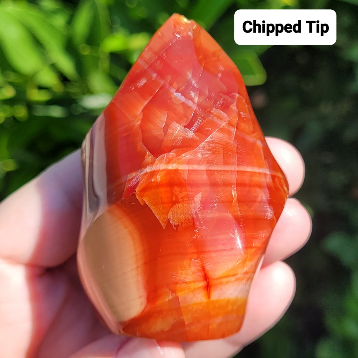 Carnelian Crystal Flame