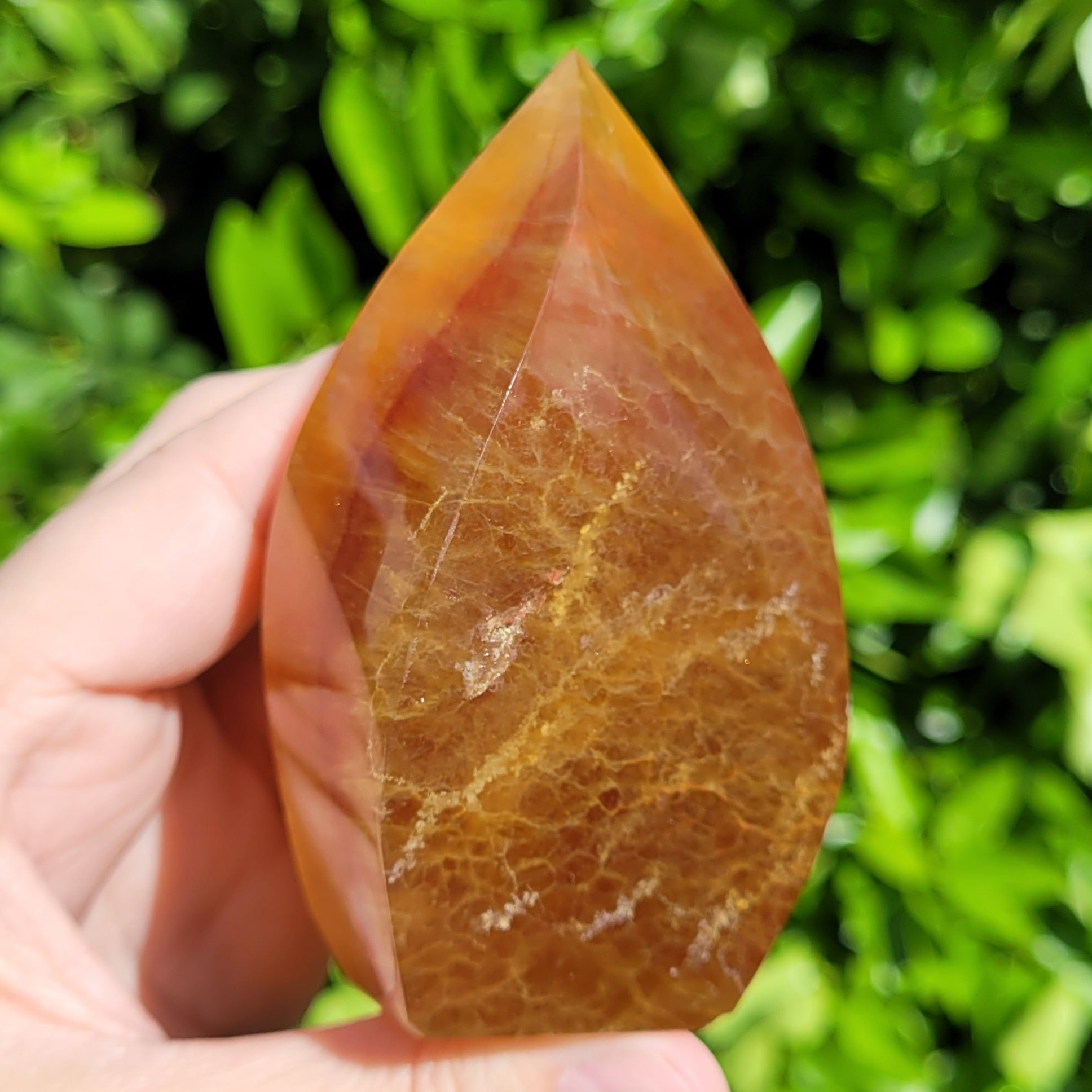 Yellow Fluorite flame