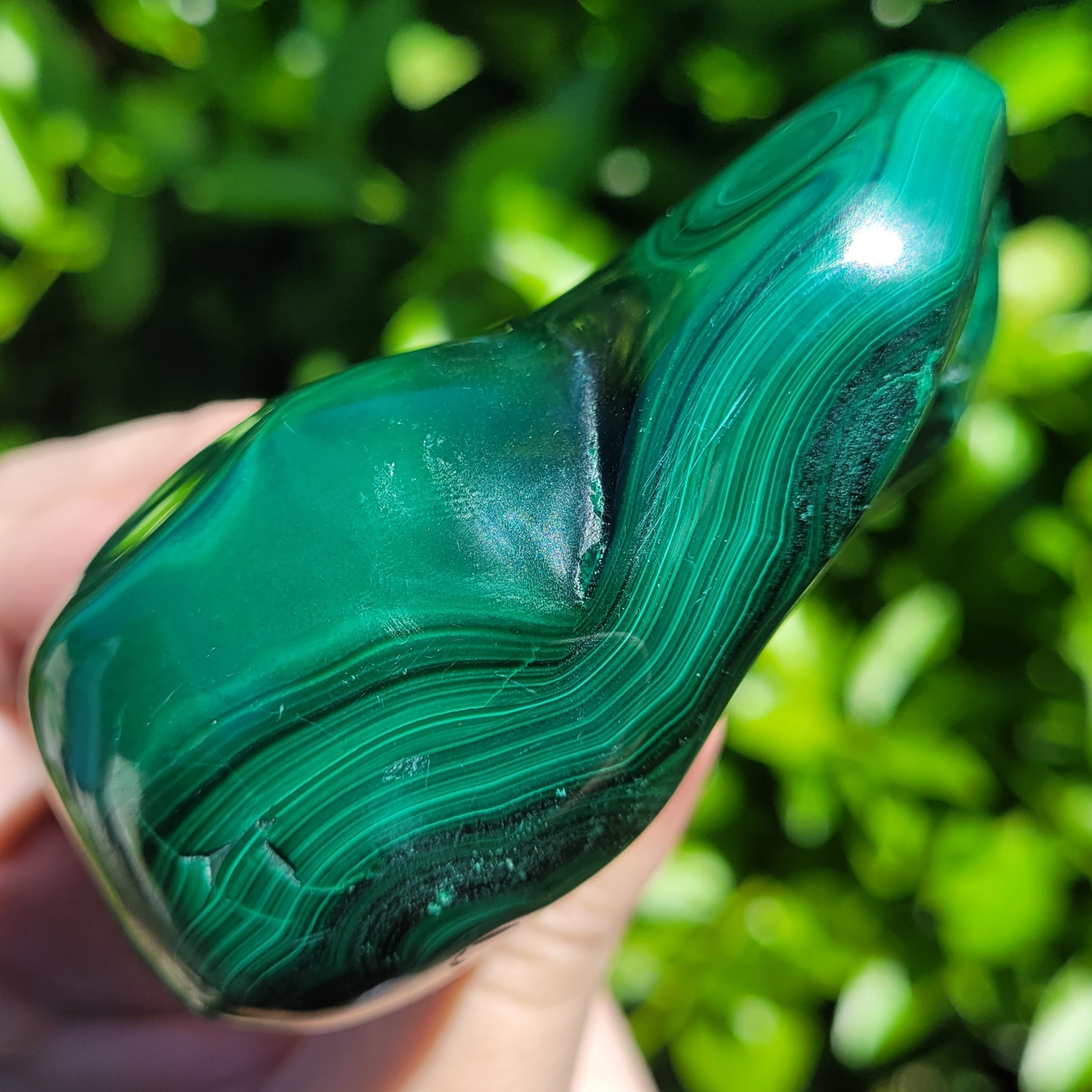 Malachite Polished Crystal Specimen