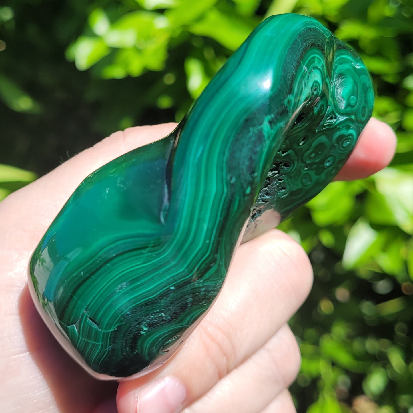 Malachite Polished Crystal Specimen