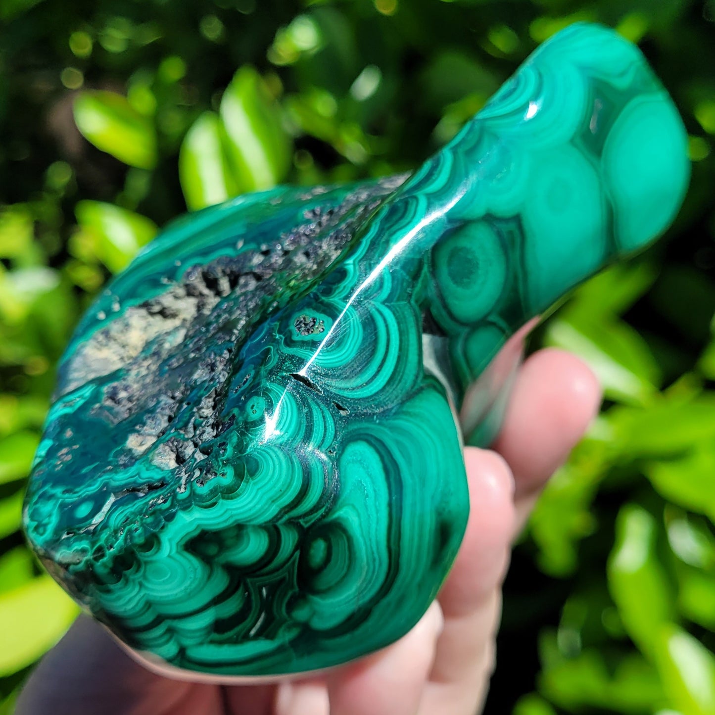 Malachite crystal