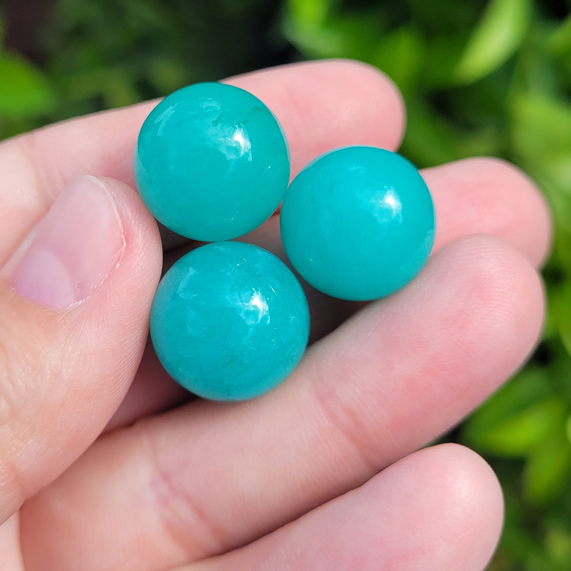 Amazonite Crystal Mini Crystal Sphere, 16mm