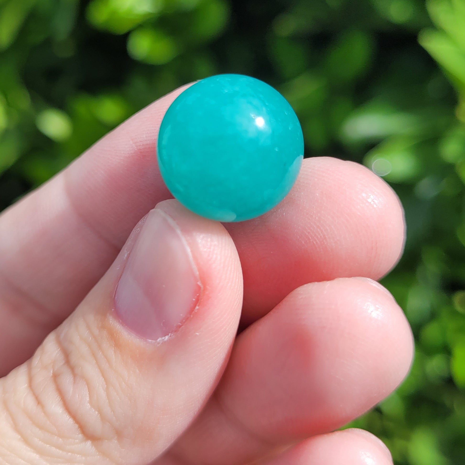 Amazonite Crystal Mini Crystal Sphere, 16mm