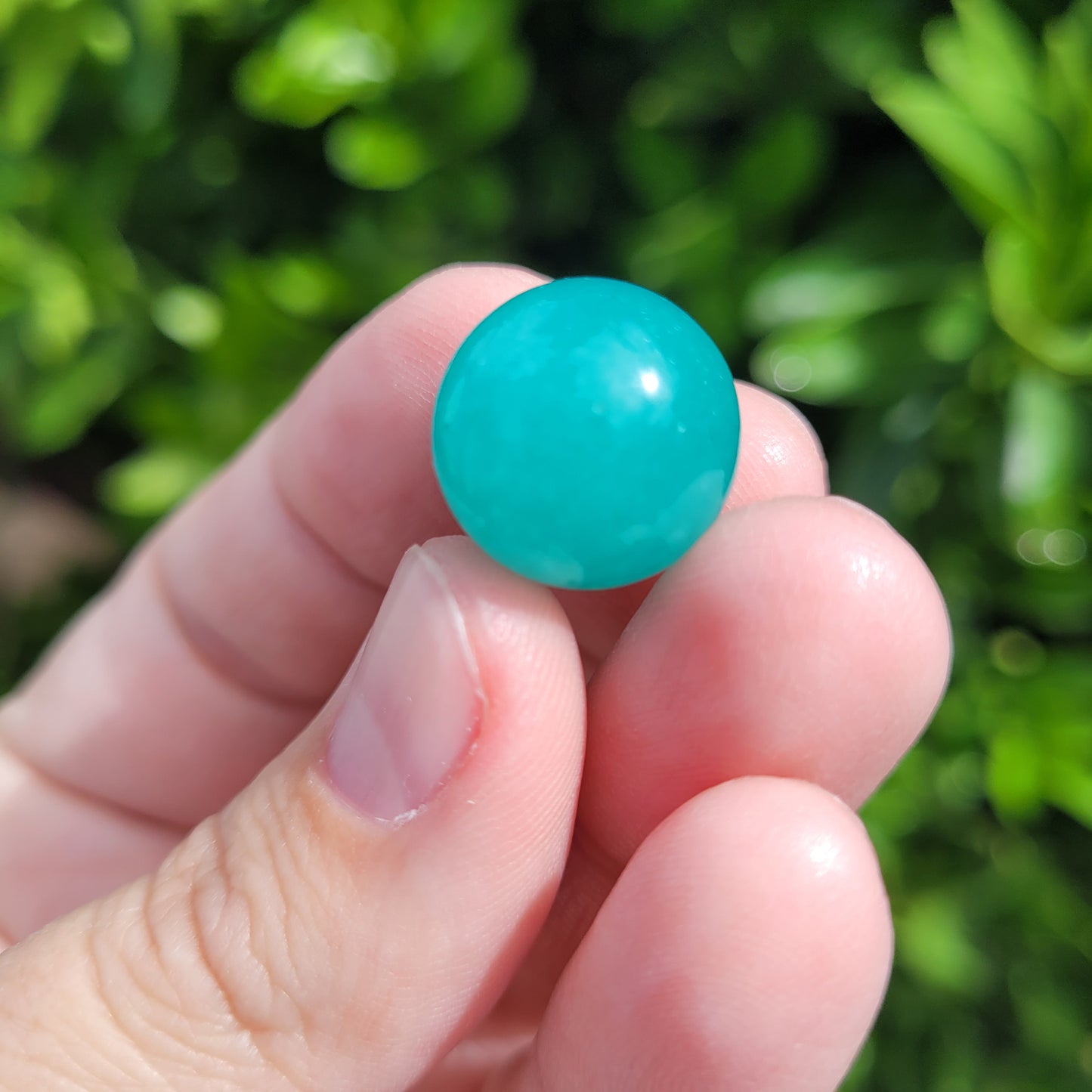 Amazonite Crystal Mini Crystal Sphere, 16mm