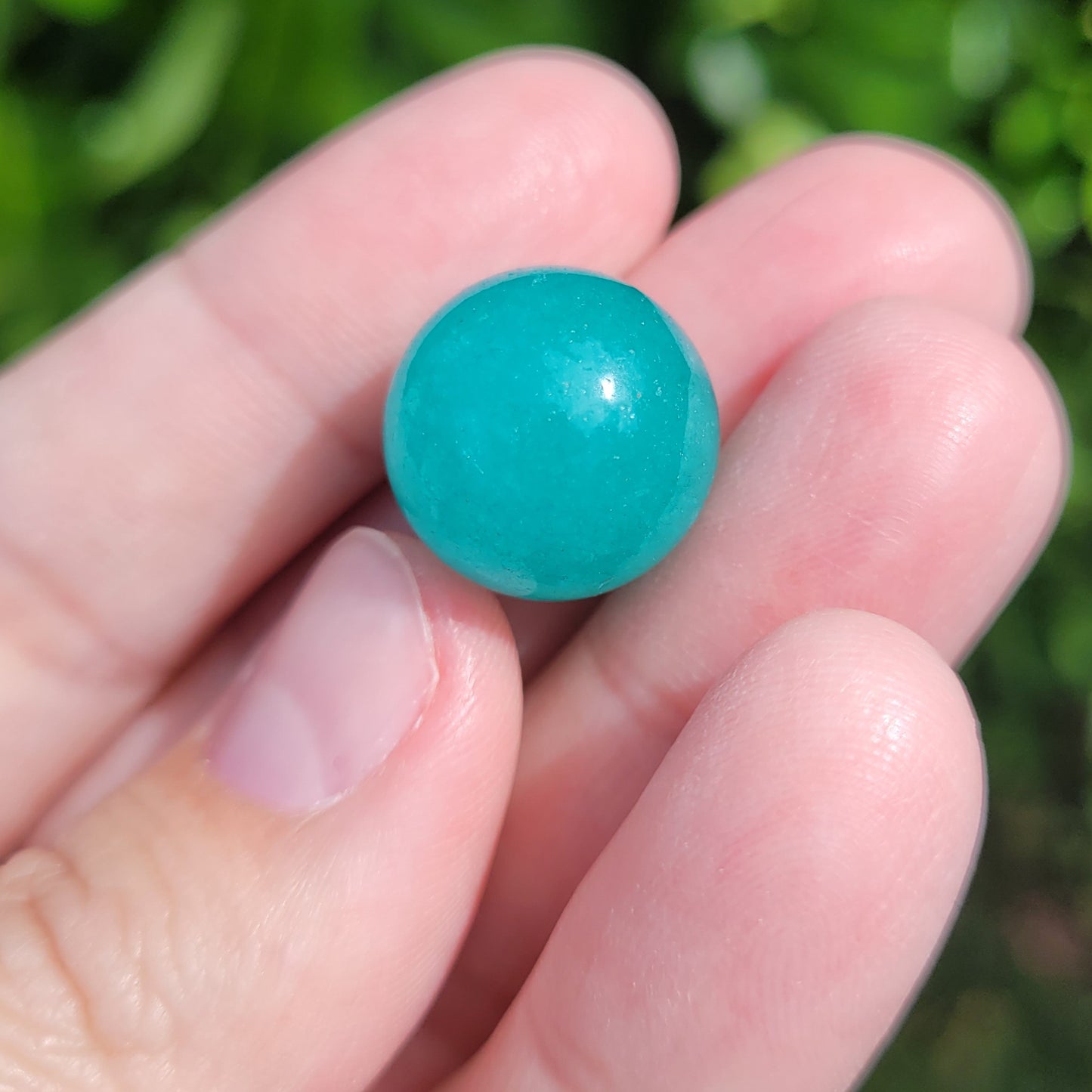 Amazonite Crystal Mini Crystal Sphere, 16mm