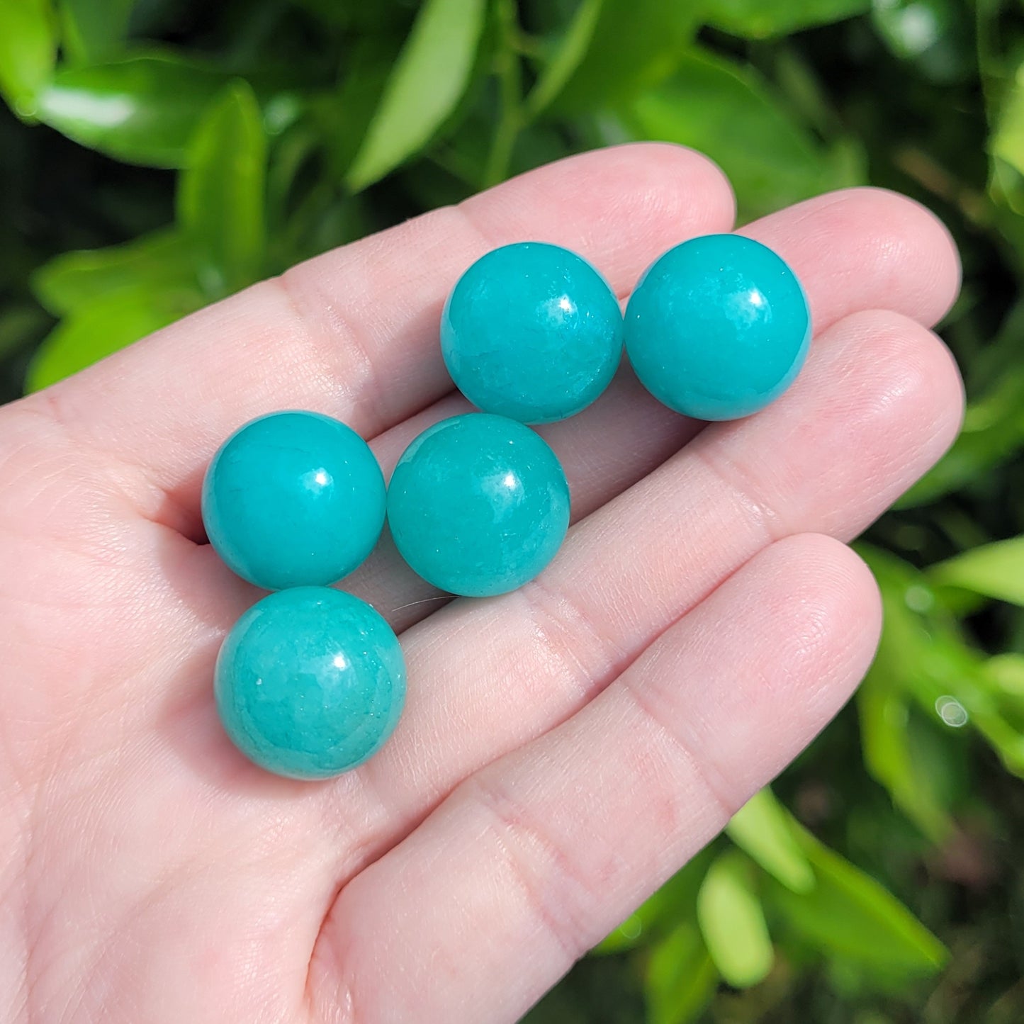 Amazonite Crystal Mini Crystal Sphere, 16mm