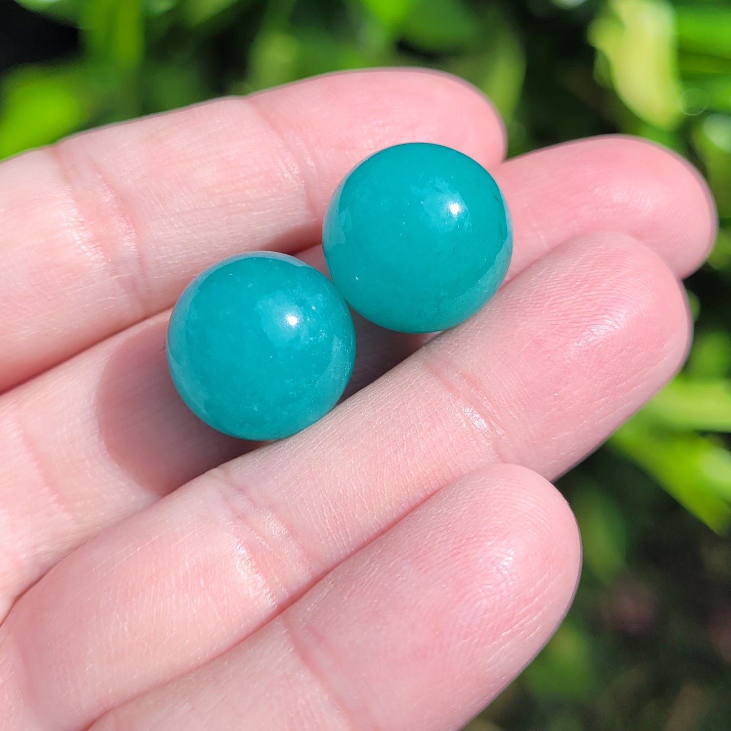 Amazonite Crystal Mini Crystal Sphere, 16mm