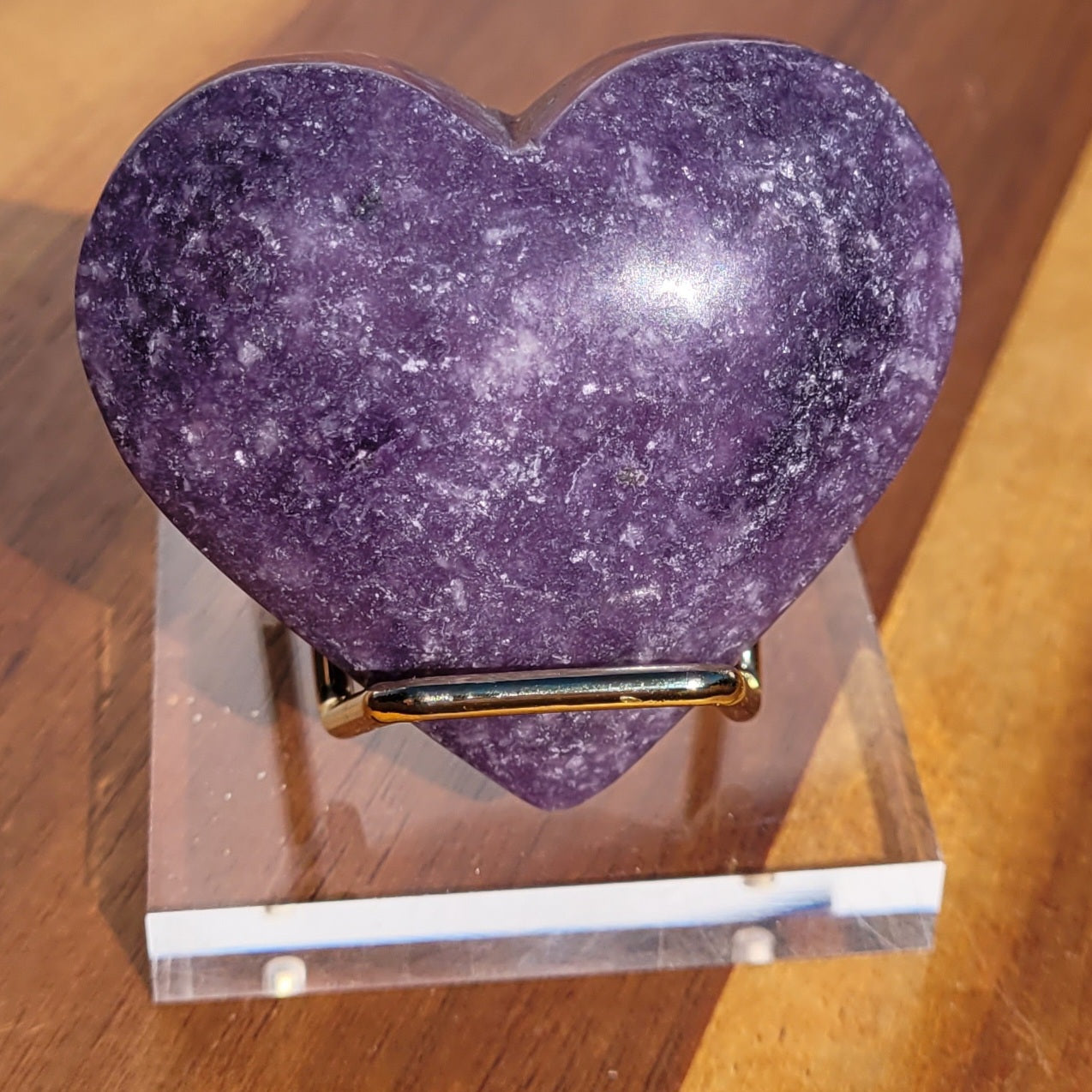 Gold Museum Style Acrylic and Metal Display Stands for Hearts, Geodes, Products in Small and Large