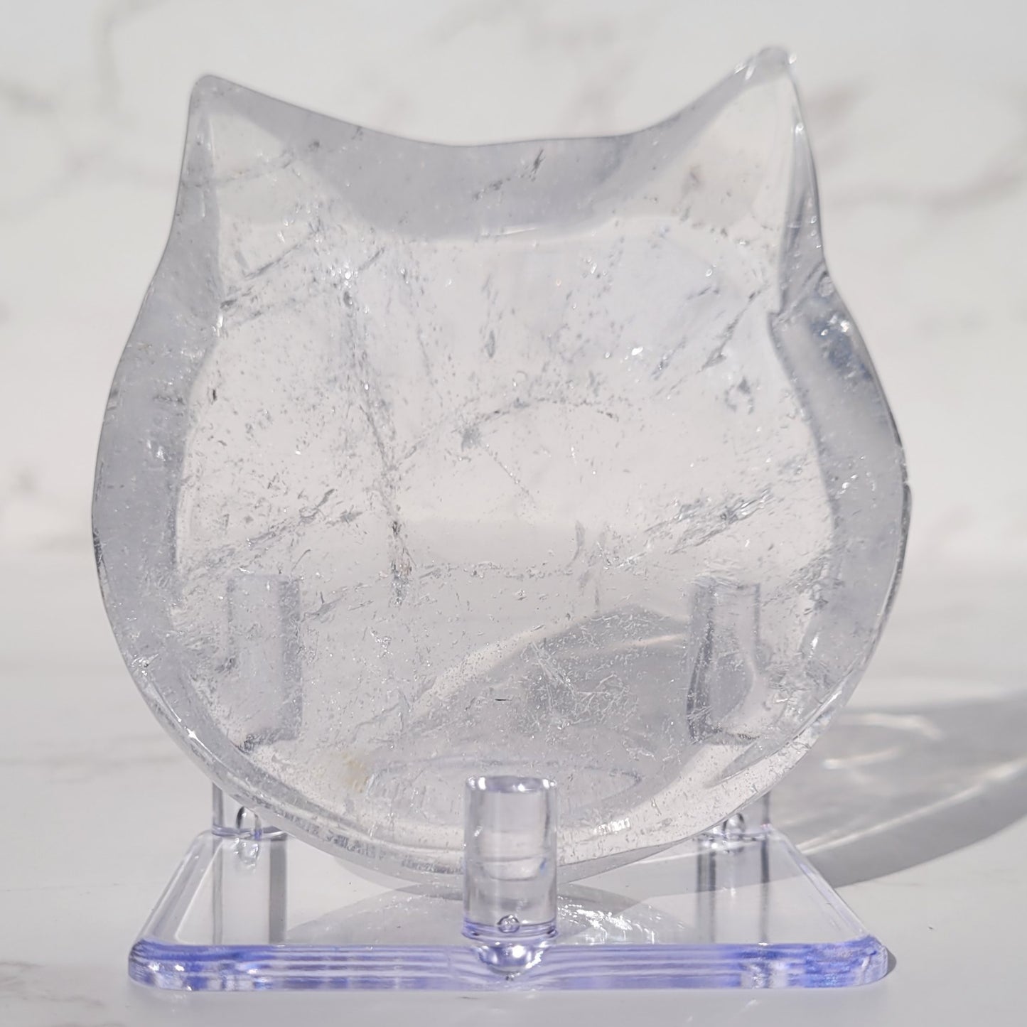 Clear Acrylic 3-Leg Display Stands for Crystal Specimens, Geodes, Products