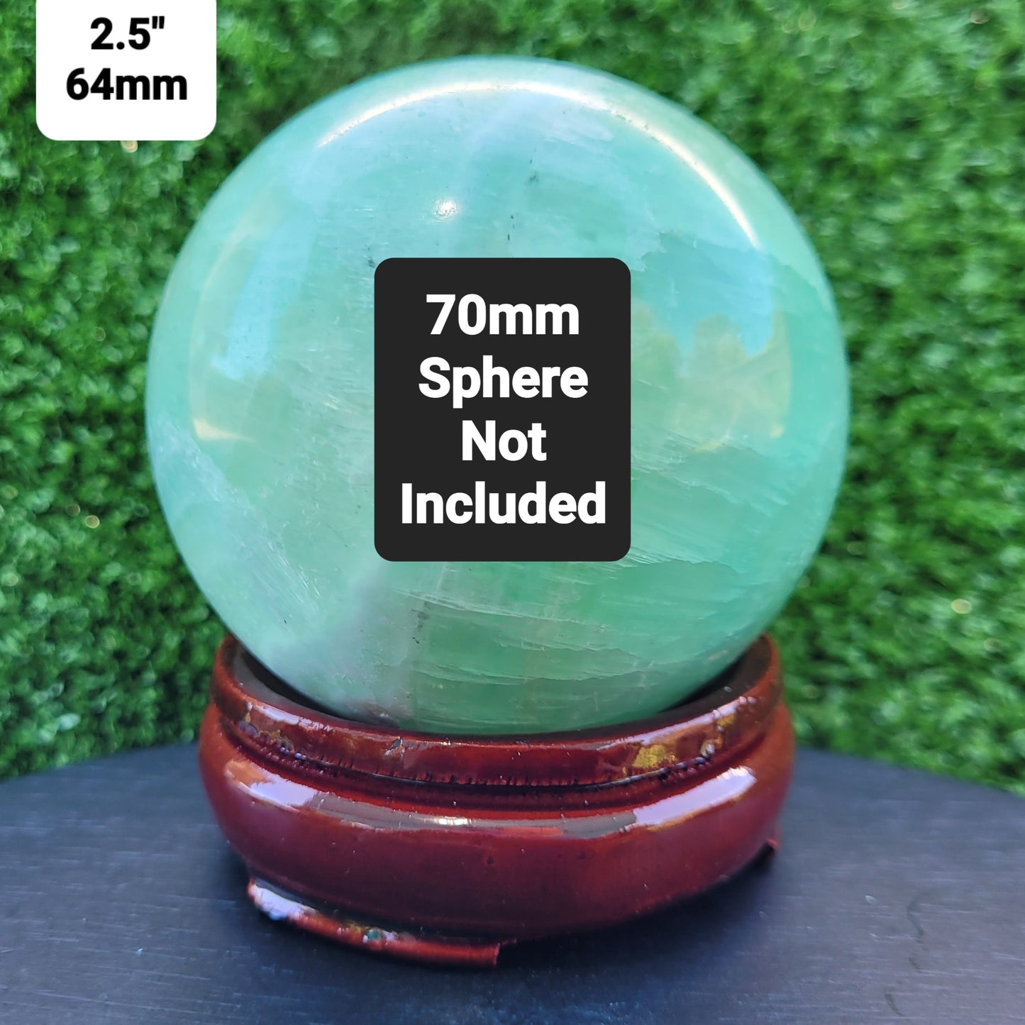 Wood Sphere Stands, Crystal Ball Holder, Display Stand for Spheres 1" to 7" (26mm to 178mm)