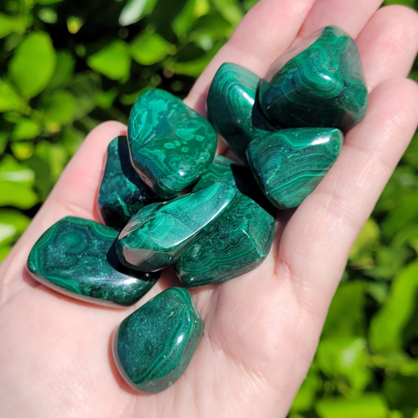 Malachite Crystal Tumble