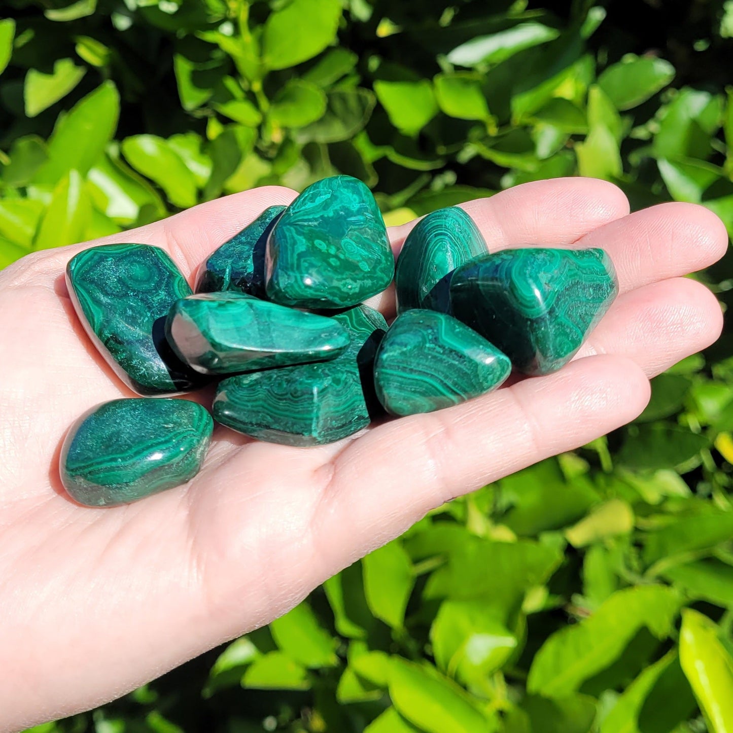 Malachite Crystal Tumble