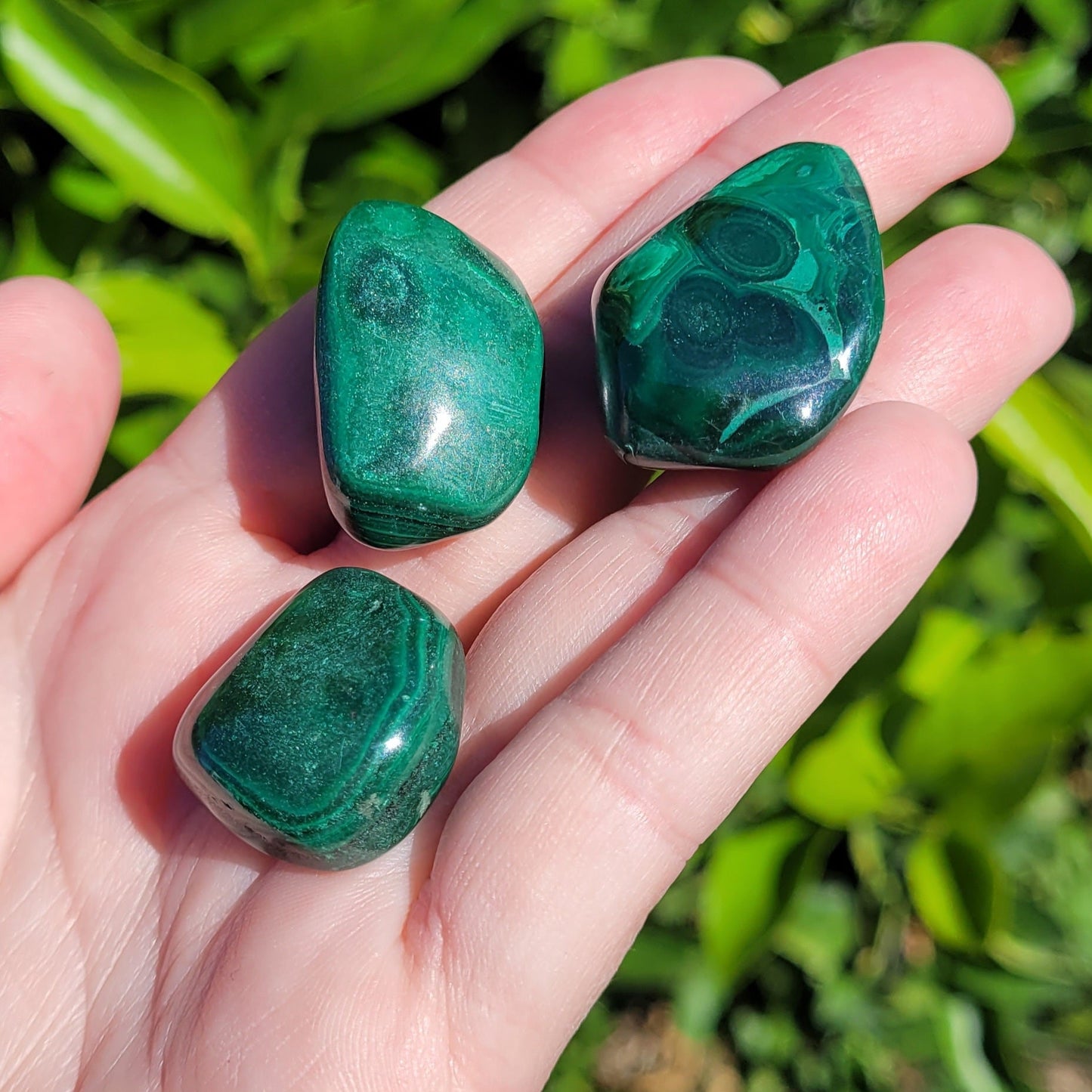 Malachite Crystal Tumble