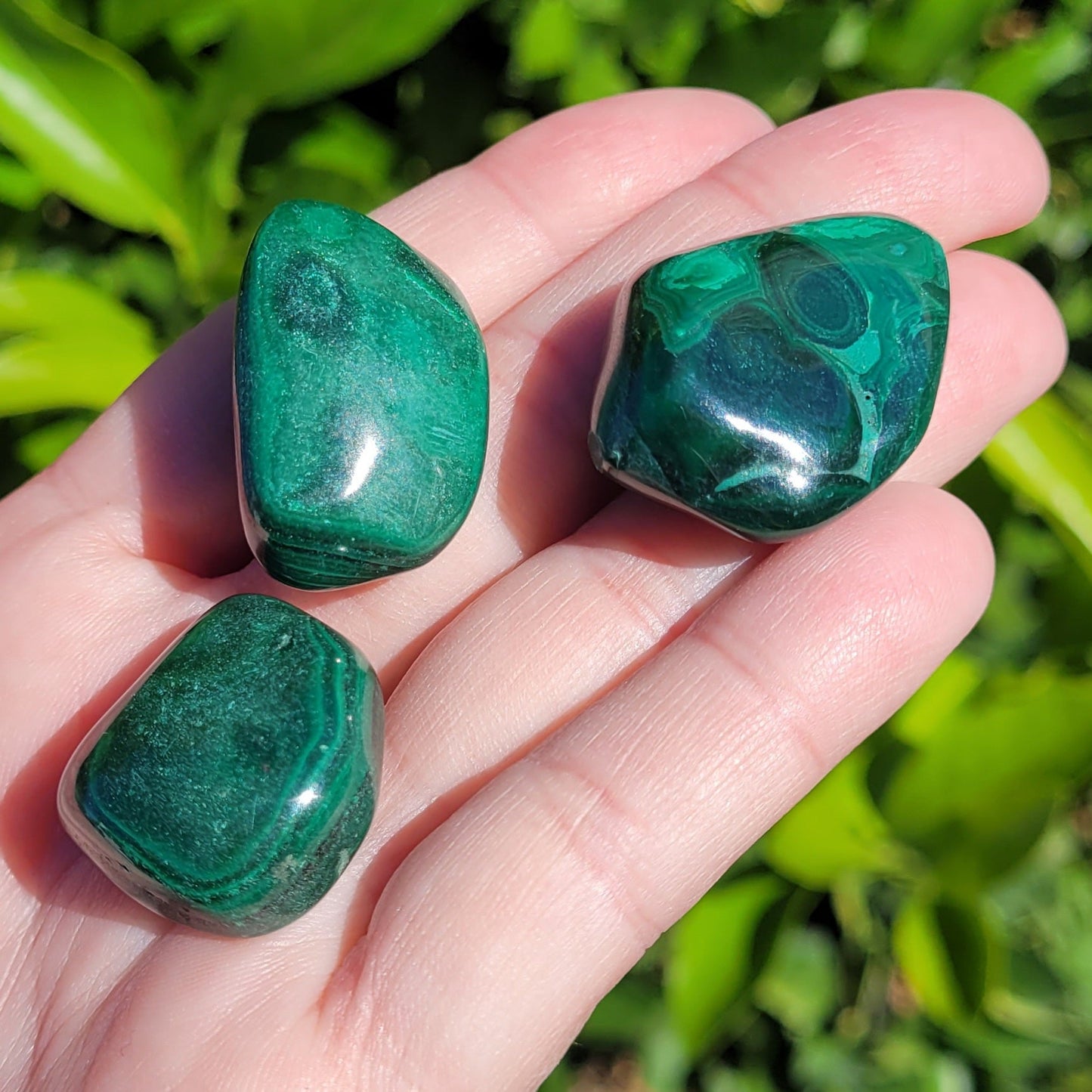 Malachite Crystal Tumble