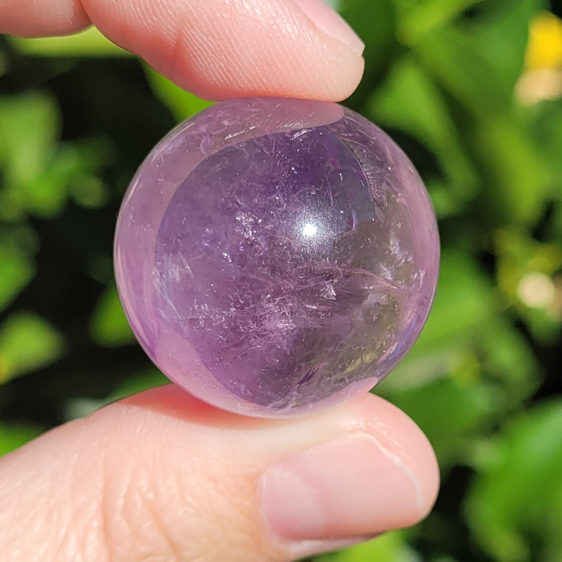 Amethyst Crystal Mini Sphere, 21mm to 29mm