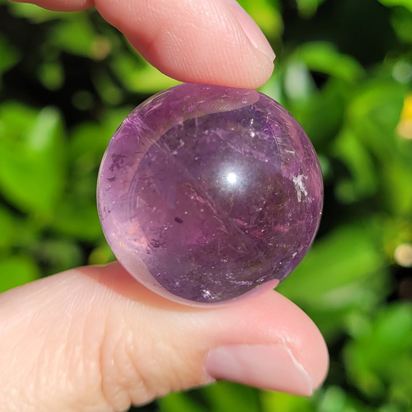 Amethyst Crystal Mini Sphere, 21mm to 29mm