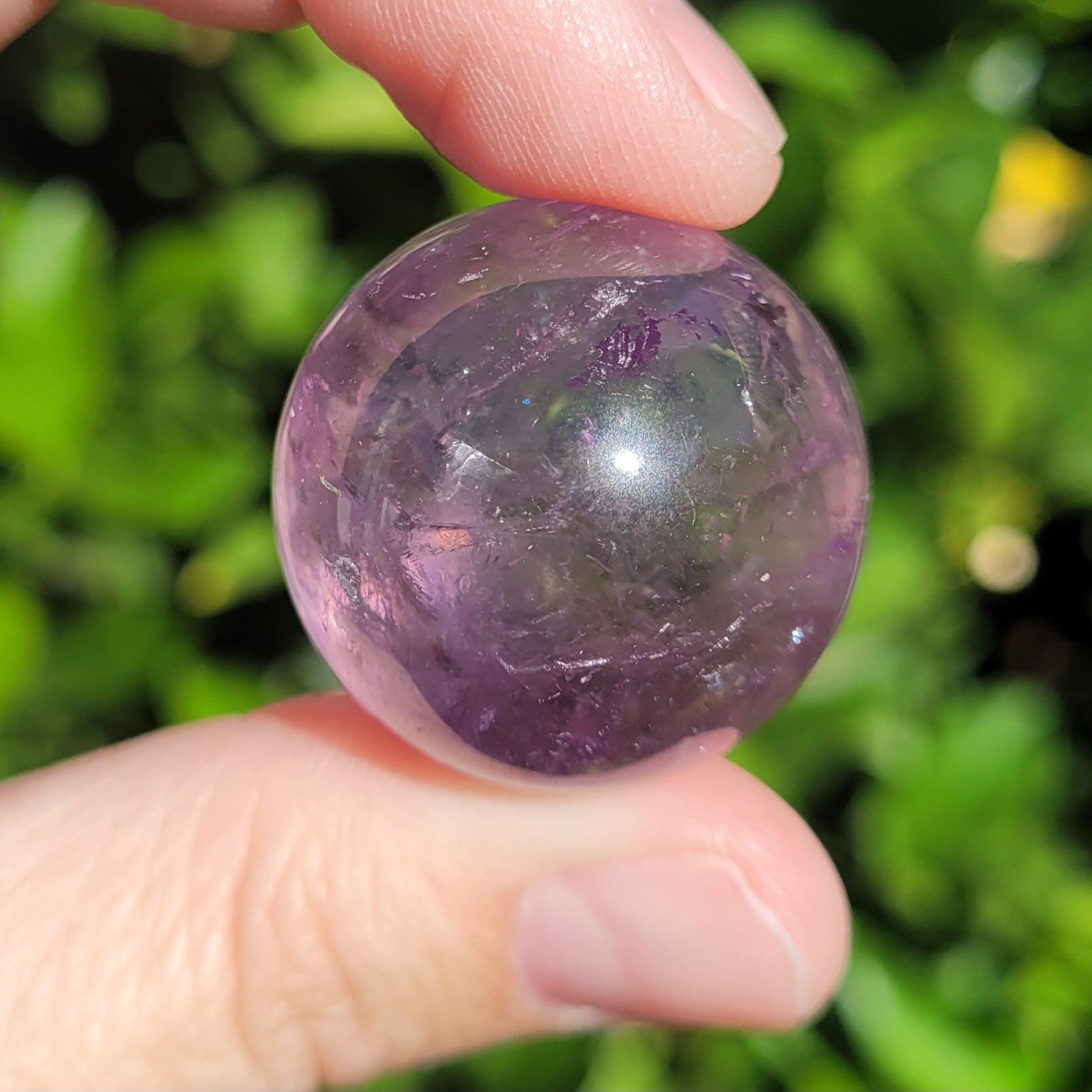 Amethyst Crystal Mini Sphere, 25mm to 29mm