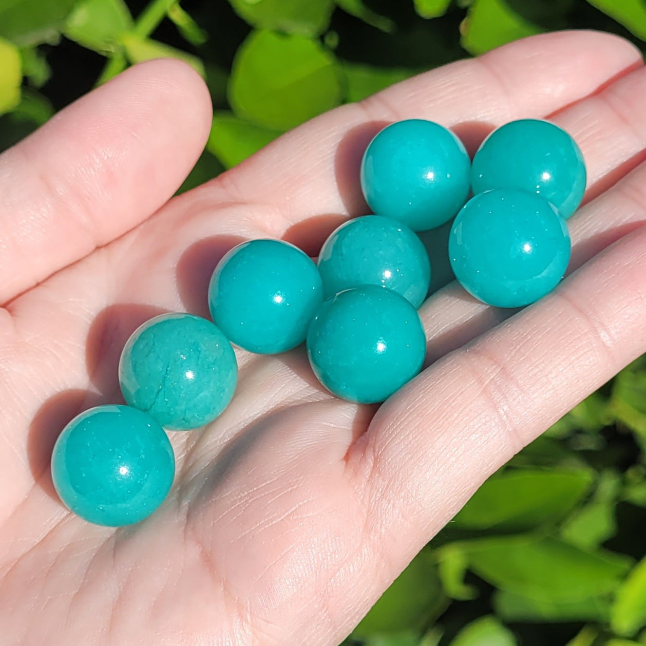 Amazonite Crystal Mini Crystal Sphere, 16mm