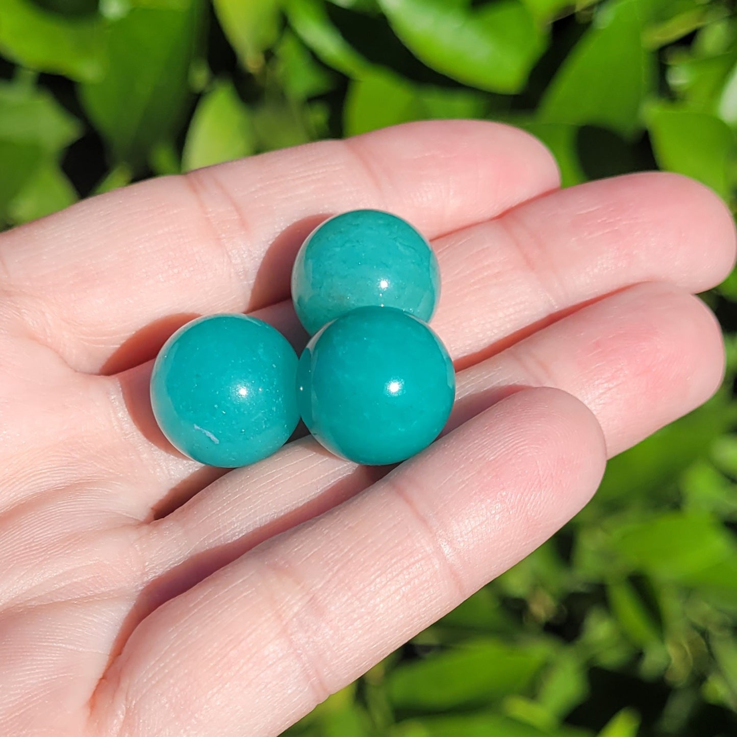 Amazonite Crystal Mini Crystal Sphere, 16mm