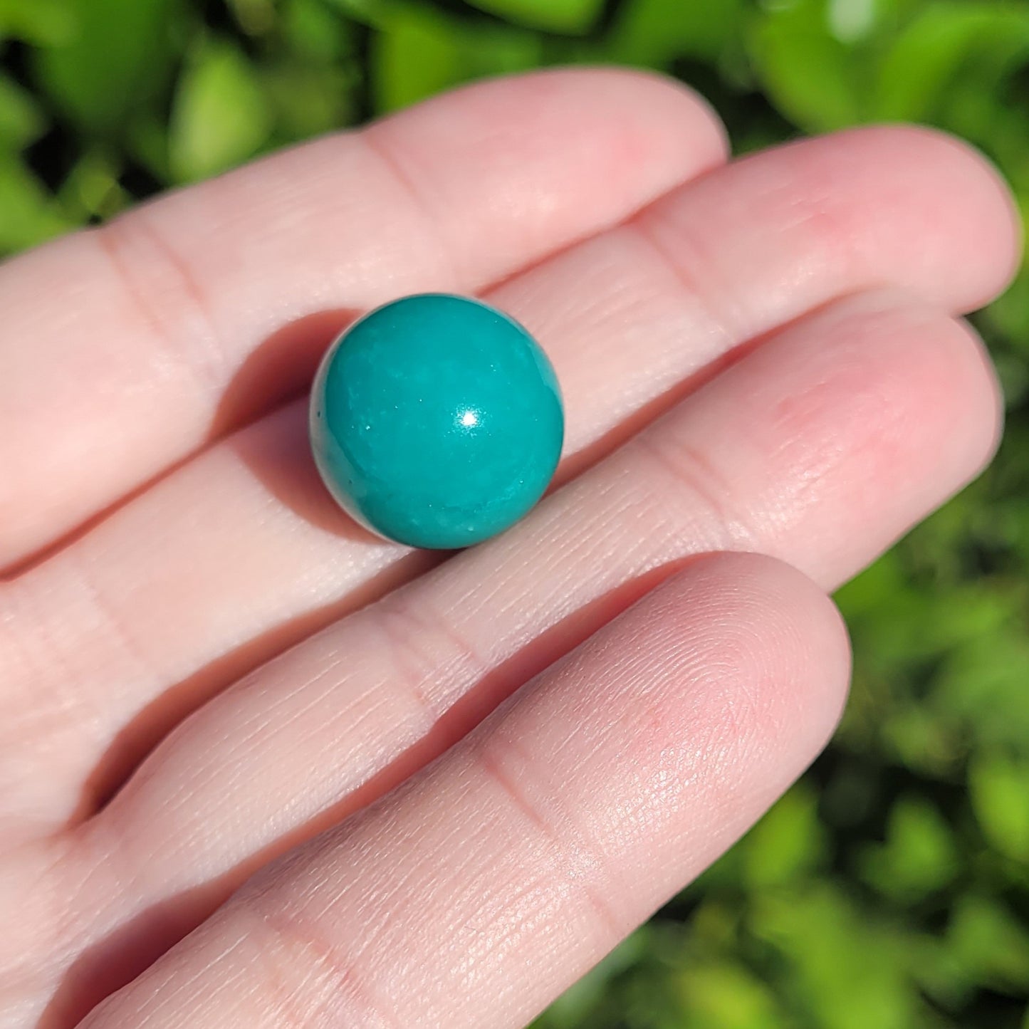 Amazonite Crystal Mini Crystal Sphere, 16mm