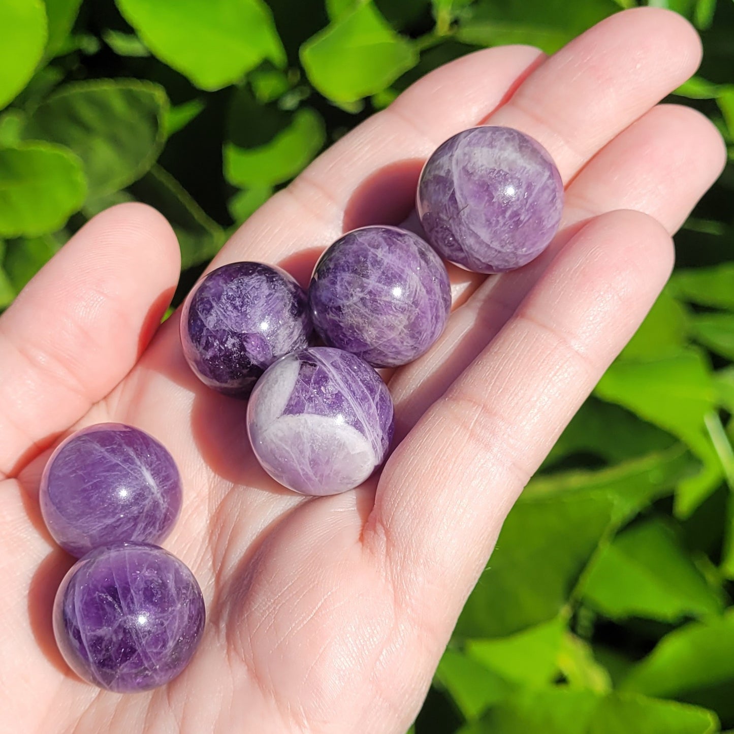 Dream Amethyst Crystal Mini Sphere, 18mm to 20mm