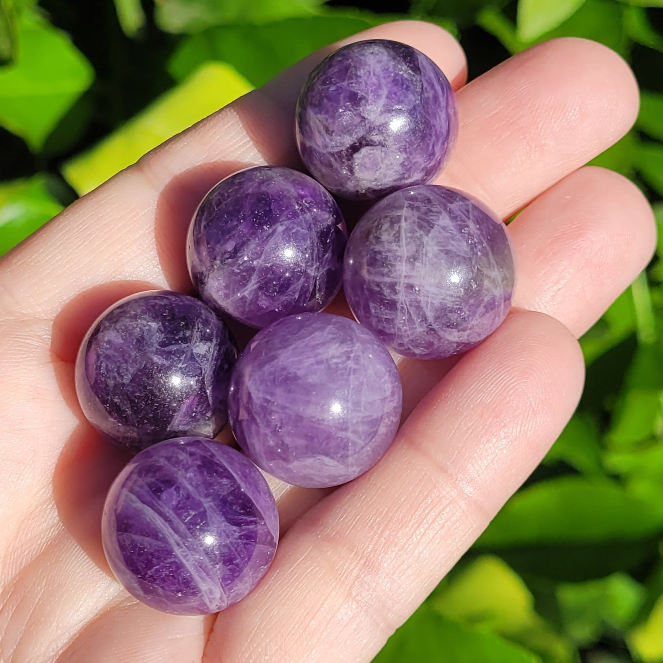 Dream Amethyst Crystal Mini Sphere, 18mm to 20mm