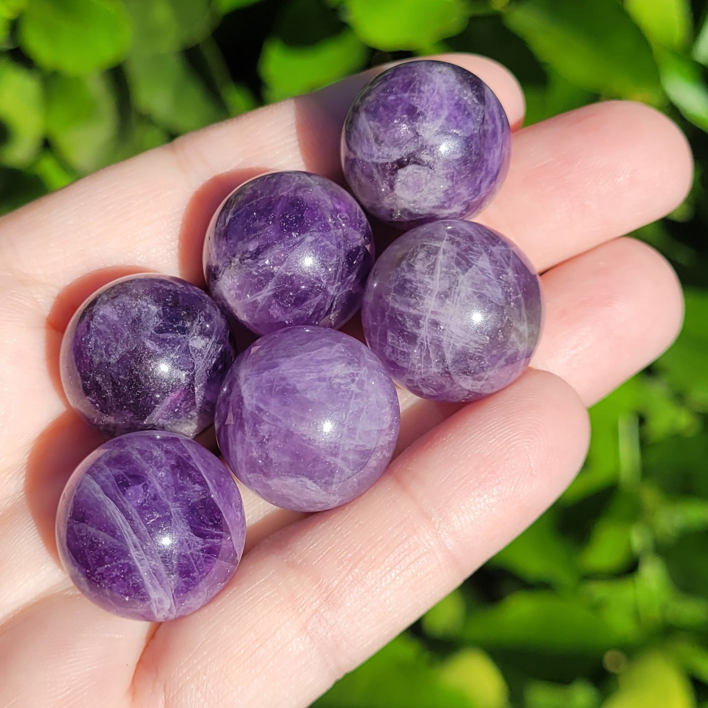 Dream Amethyst Crystal Mini Sphere, 18mm to 20mm