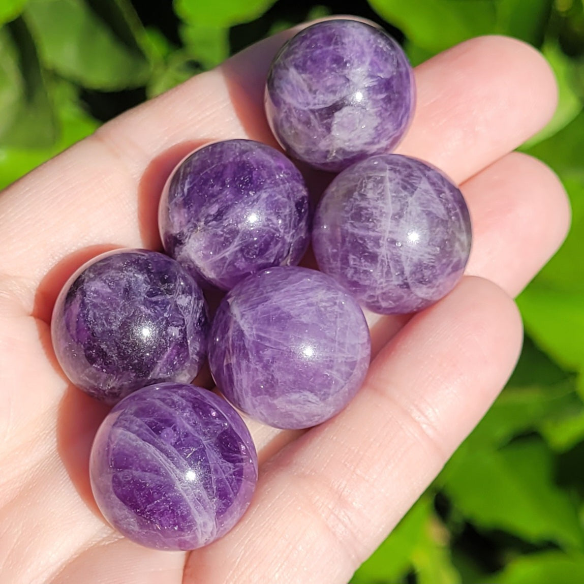 Dream Amethyst Crystal Mini Sphere, 18mm to 20mm