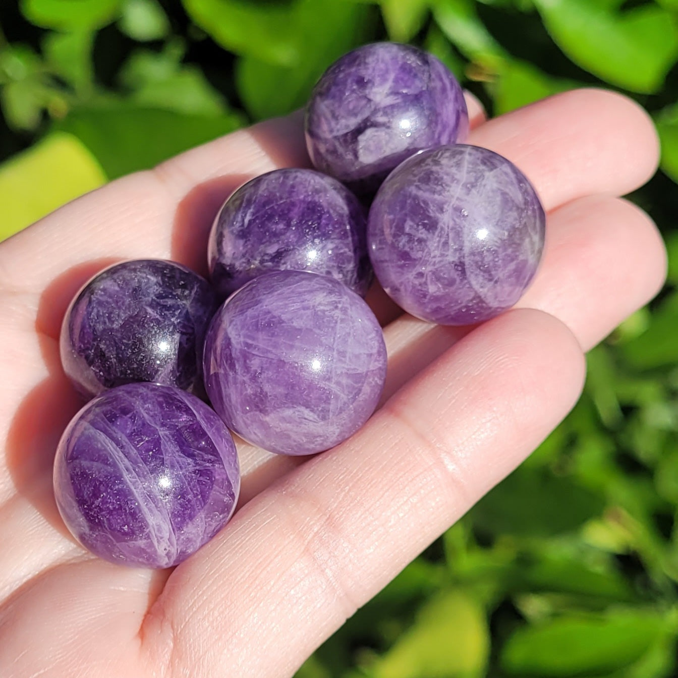 Dream Amethyst Crystal Mini Sphere, 18mm to 20mm