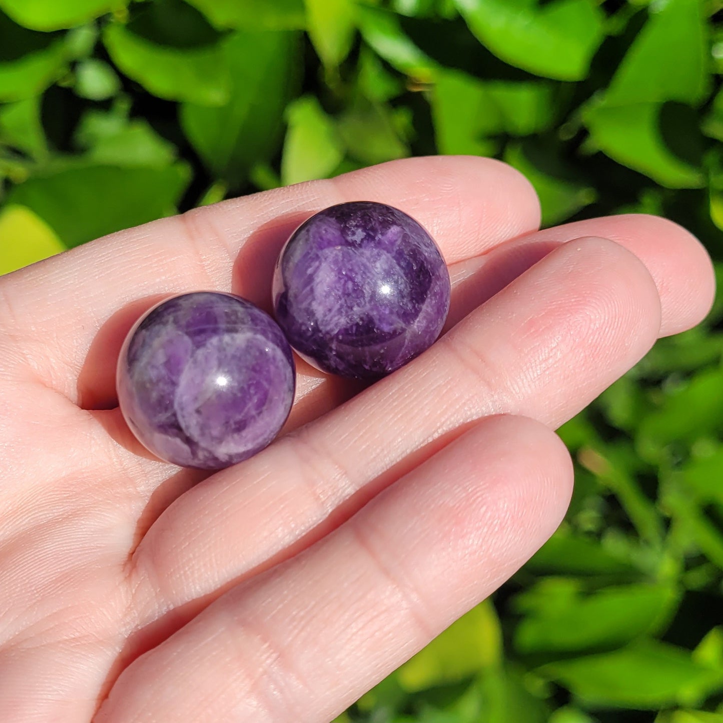 Dream Amethyst Crystal Mini Sphere, 18mm to 20mm