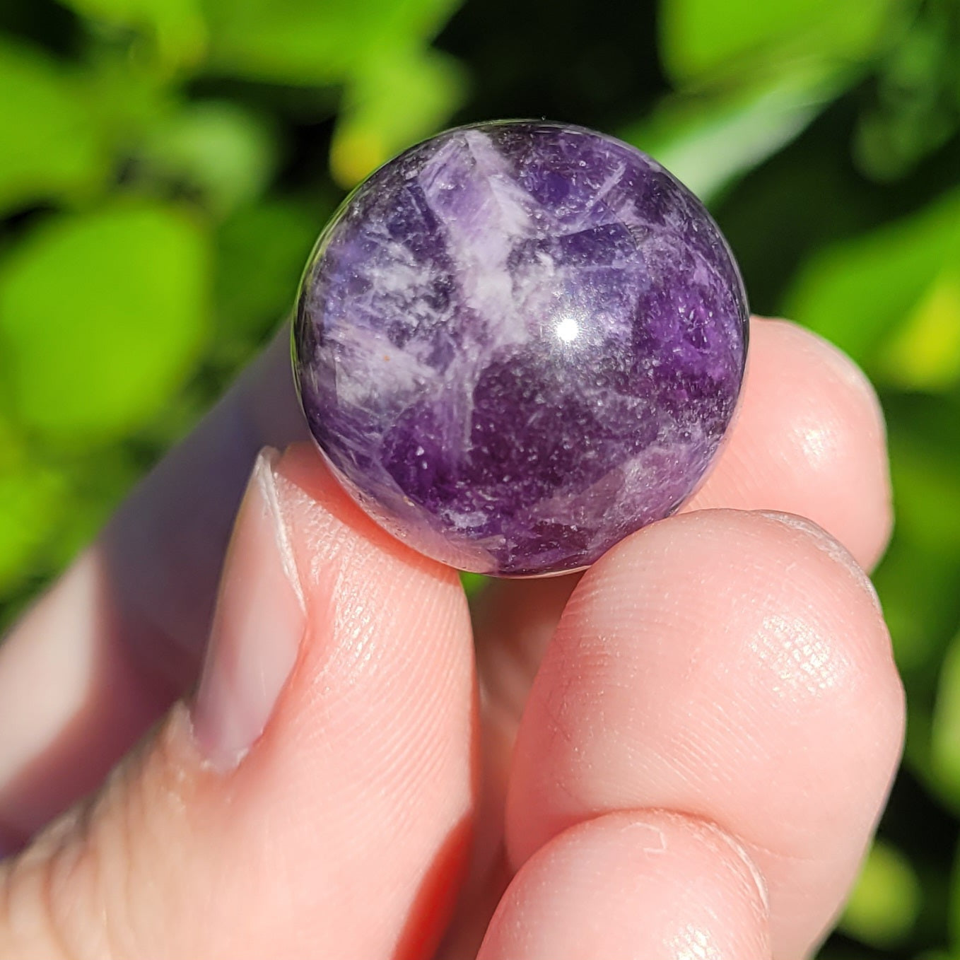 Dream Amethyst Crystal Mini Sphere, 18mm to 20mm