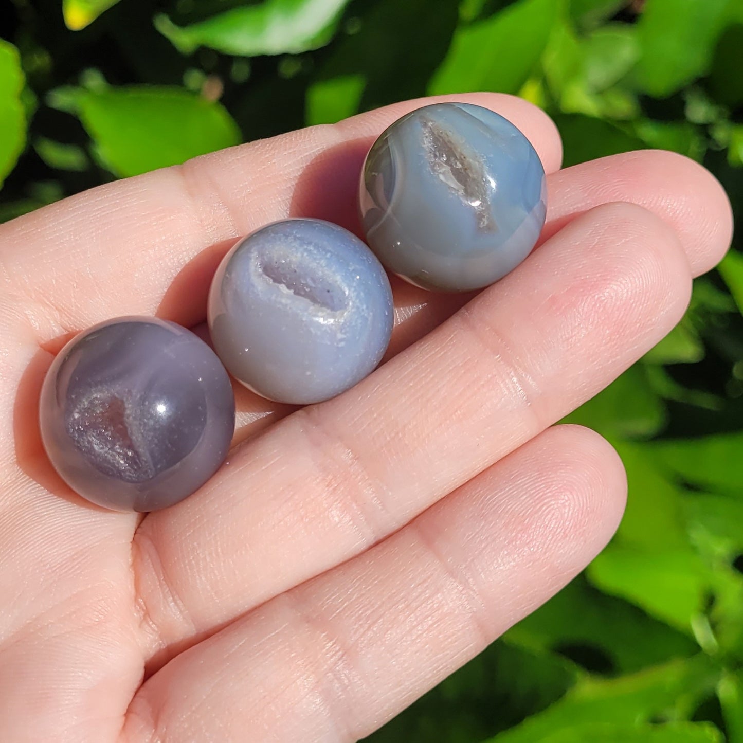 Druzy Agate Mini Crystal Sphere, .8", 19mm to 20mm