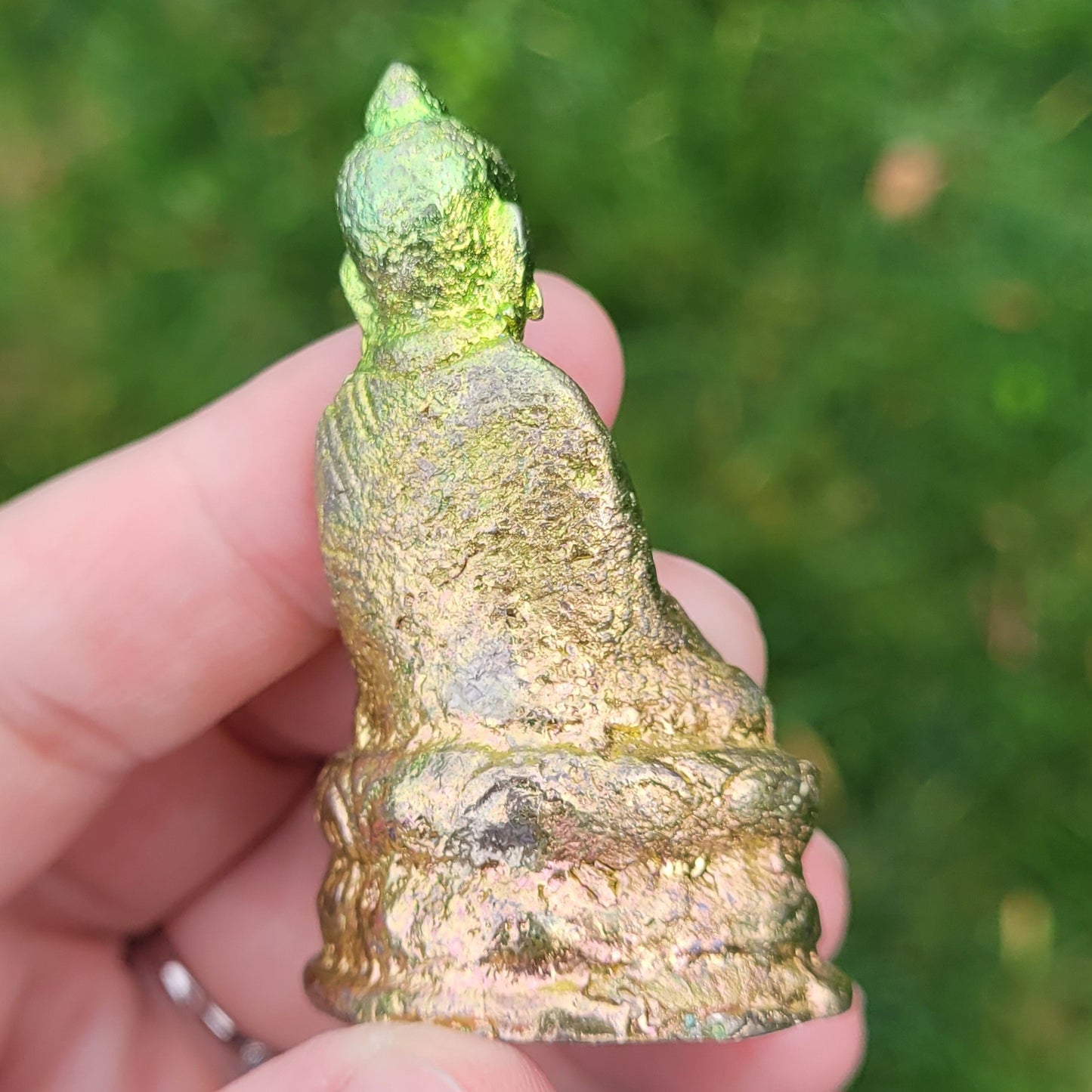 Green and Gold Bismuth Quan Yin