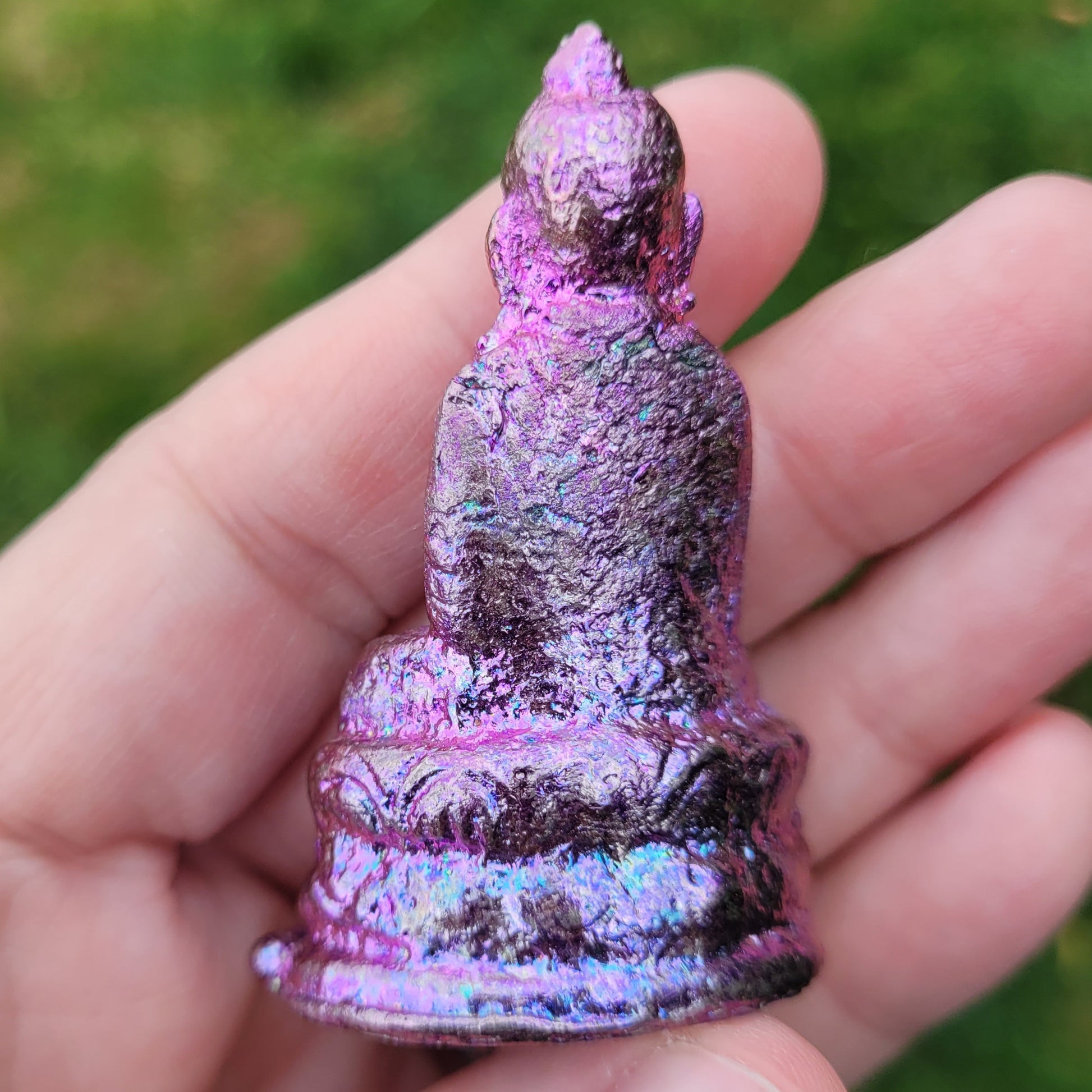 Pinkish Purple Bismuth Quan Yin