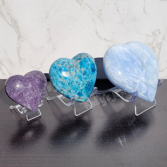Clear Acrylic Chair Display Stands to Choose from for Crystals, Hearts, Products in Small, Medium, Large