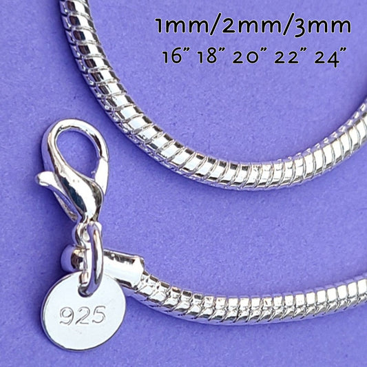 Silver snake chain .925