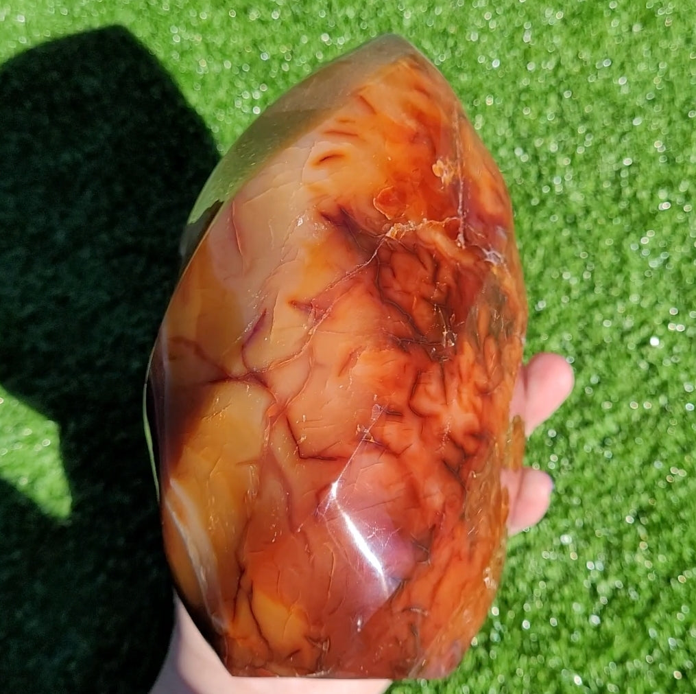 Carnelian Crystal Flame