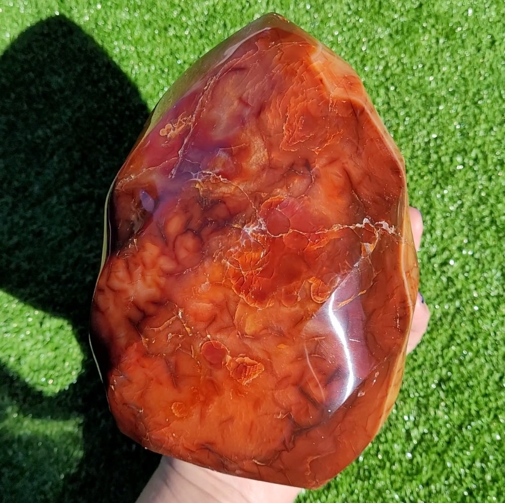 Carnelian Crystal Flame