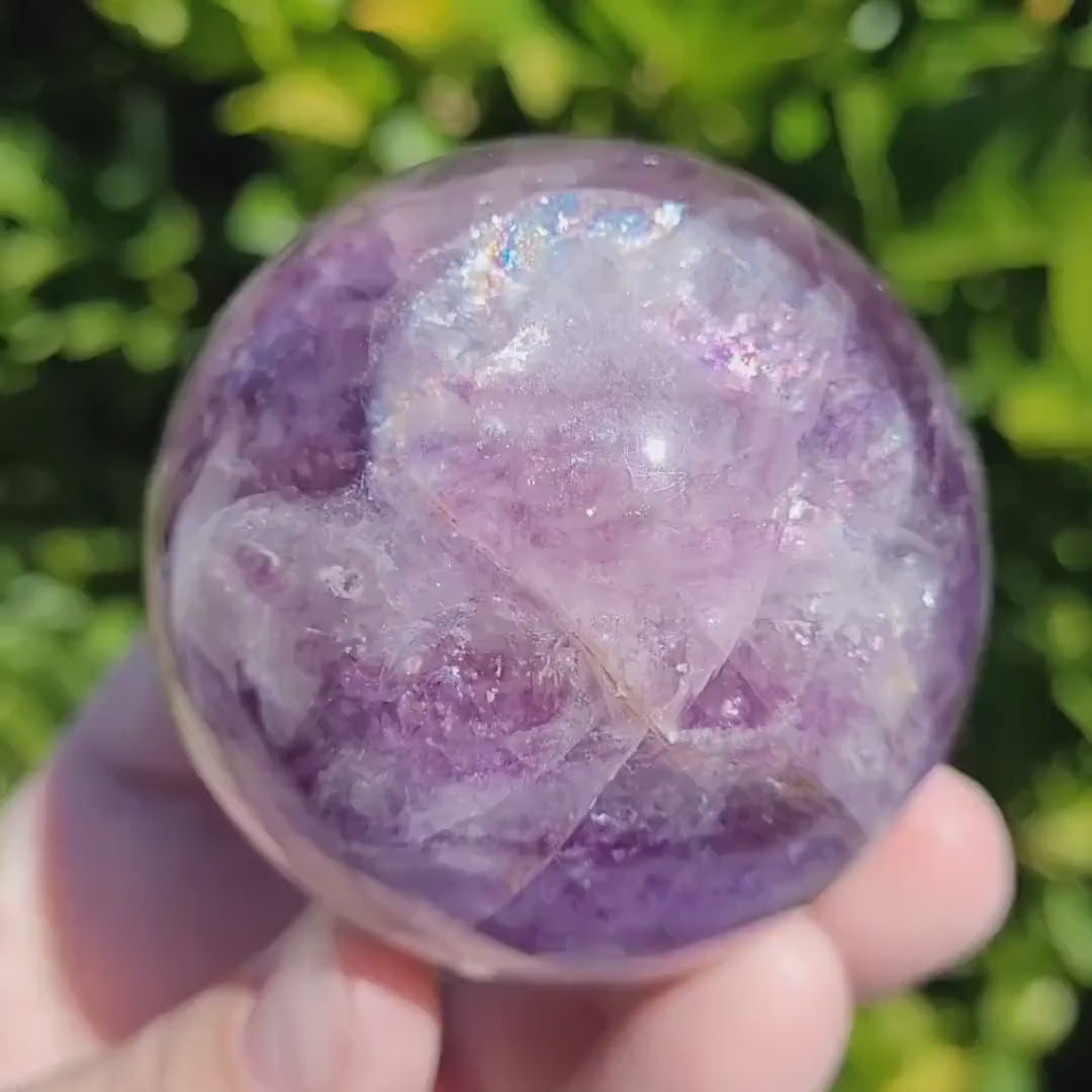 Purple Fluorite Sphere