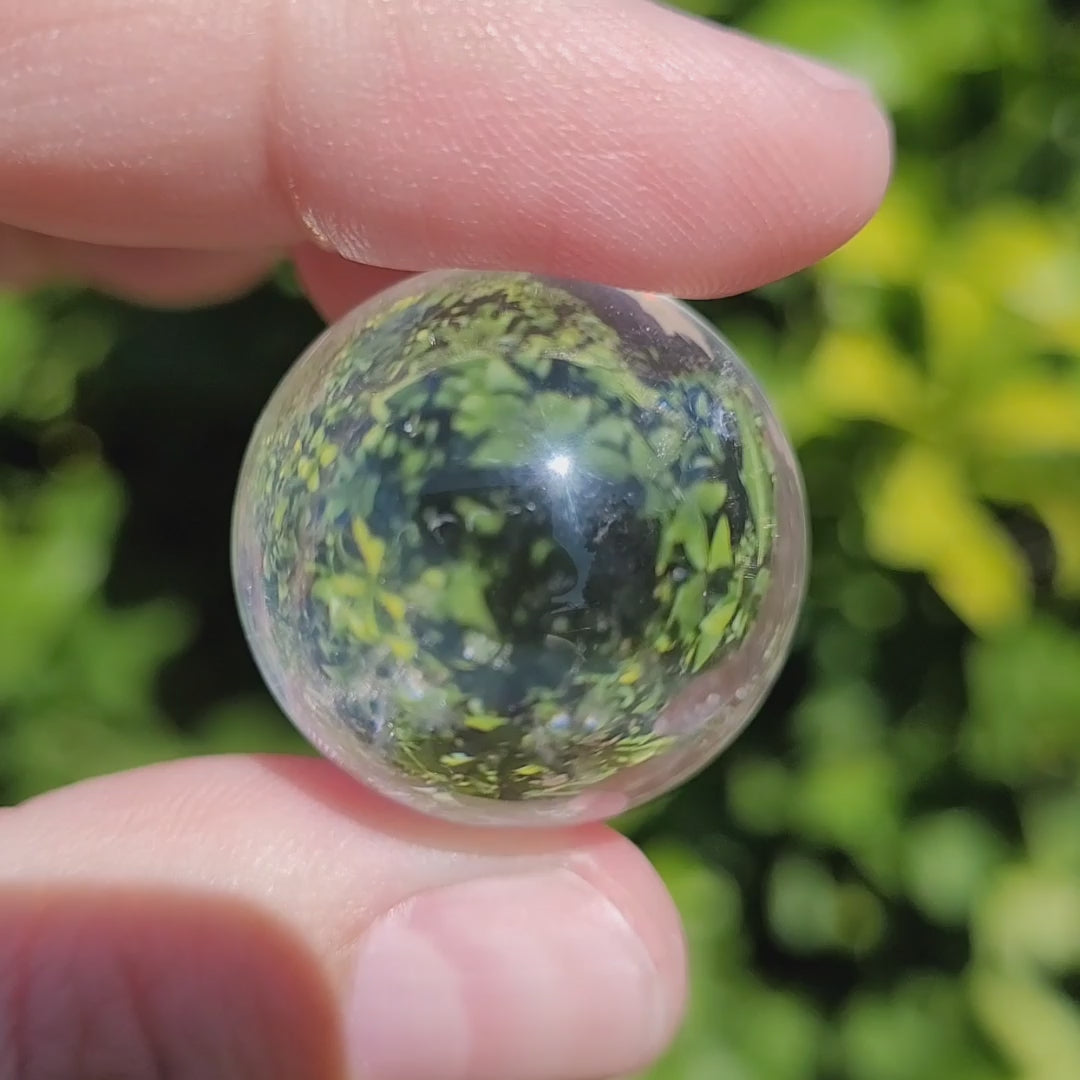 Video of Clear Quartz Crystal Mini Spheres, 25mm