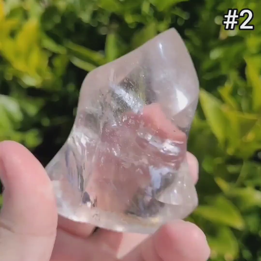 Clear Quartz Flame