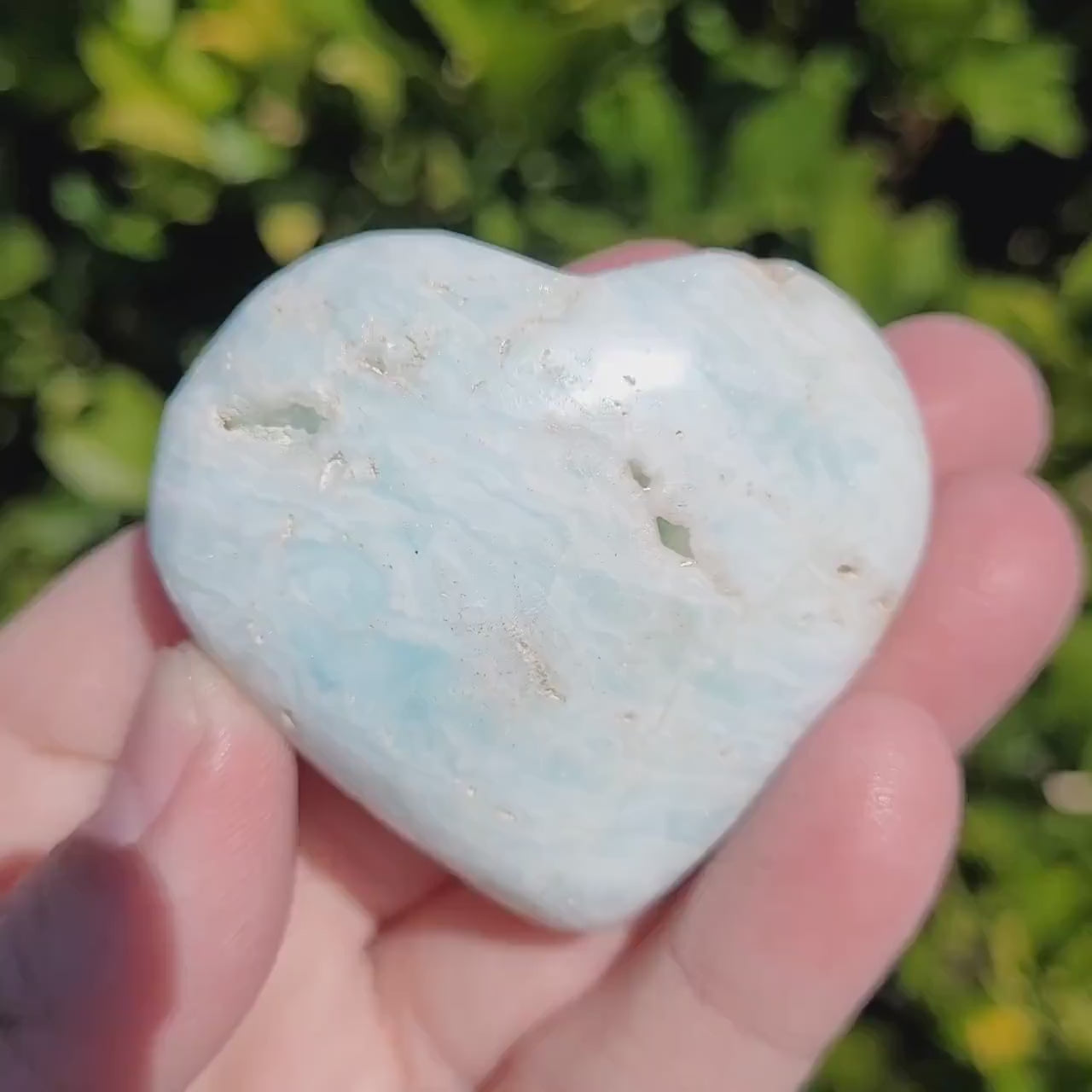 Caribbean Calcite Heart 