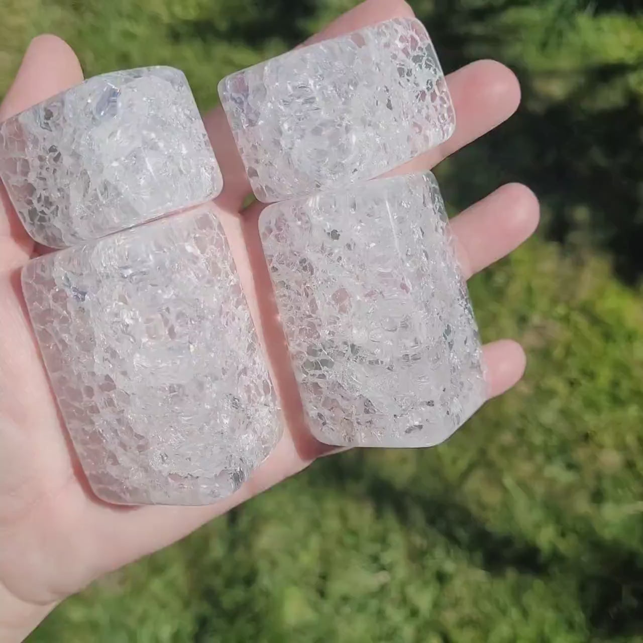 Crackle Quartz Freeforms