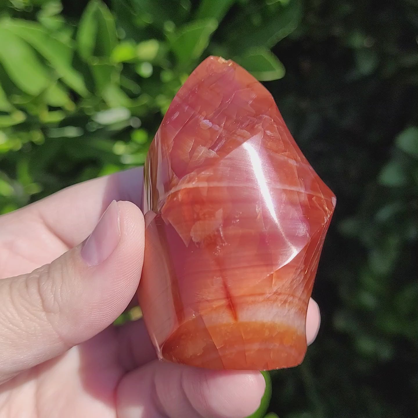 Carnelian Crystal Flame