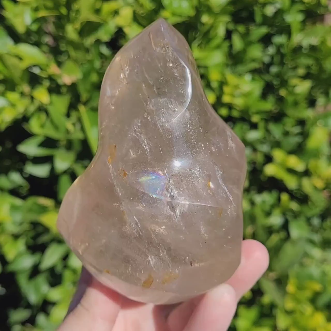 Smokey Quartz Flame