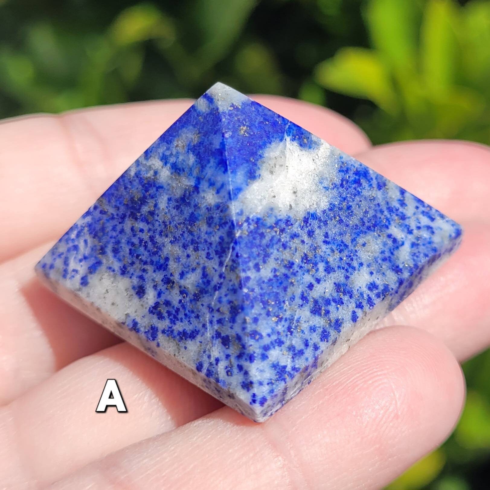 Lapis Lazuli Pyramid Crystals