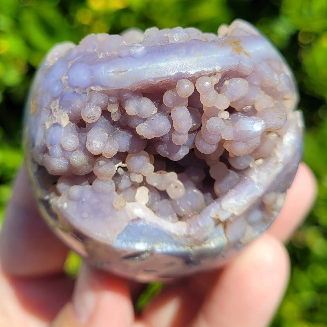 Grape Agate Sphere